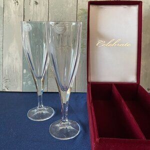 Crystal Champagne Flutes